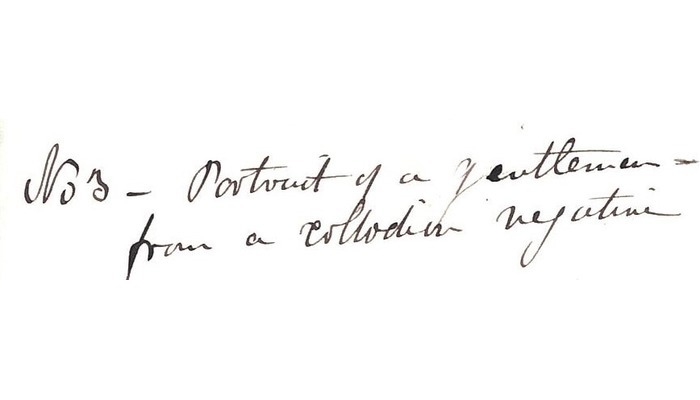 Example of cursive handwriting