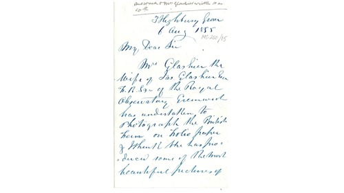 Manuscript with cursive handwriting