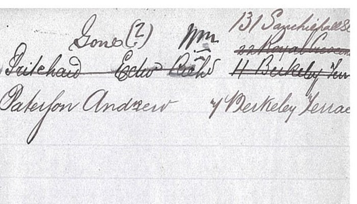 Page of a manuscript notebook