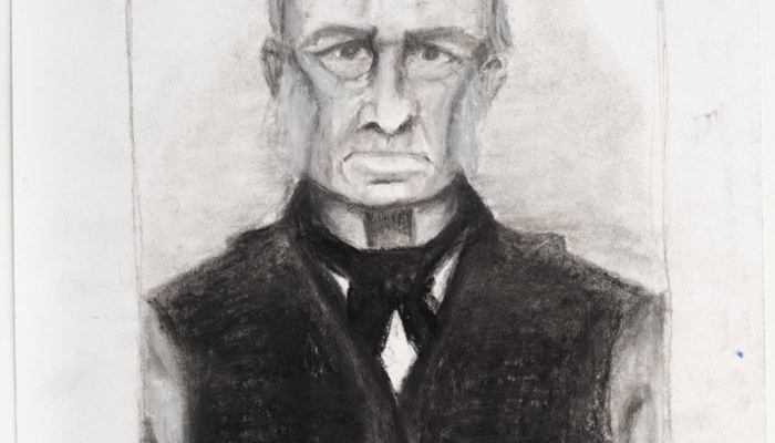 pencil drawing of a man 