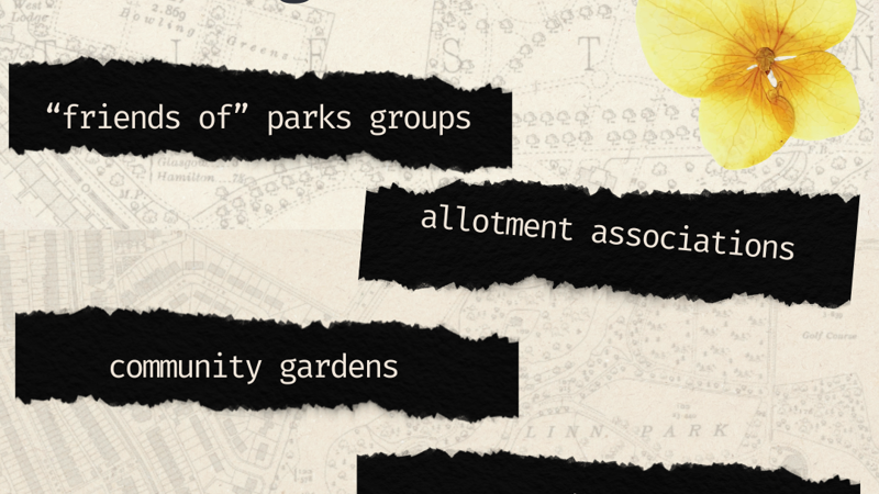 Calling all friends of Parks groups, allotment associations, seed swaps, growing groups.