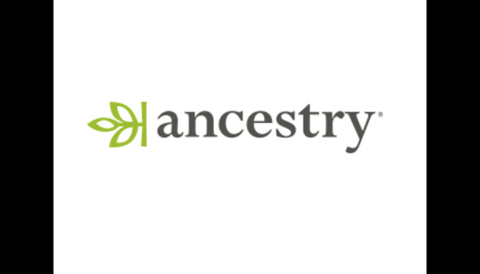 Logo with the word Ancestry