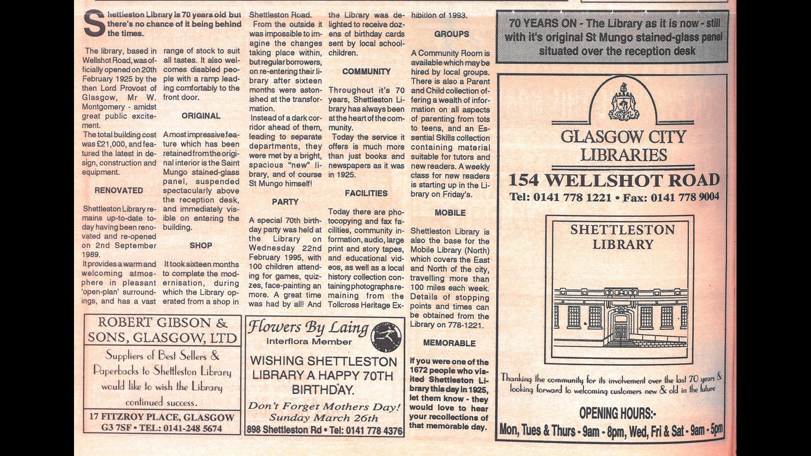 bottom half of a newspaper article