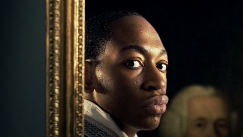 Image from the in-gallery film accompanying the Glassford Portrait redisplay, that can now be seen in the Glasgow Stories Gallery of Kelvingrove