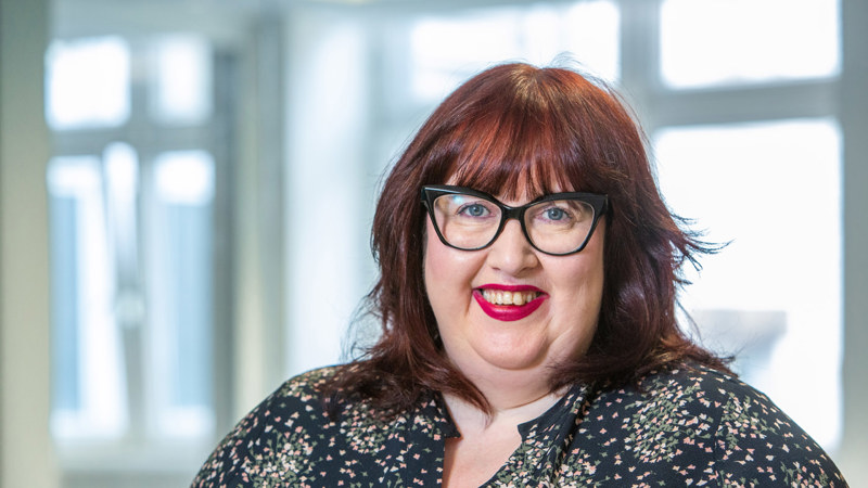 A headshot of Steph Colgan, Head of HR.